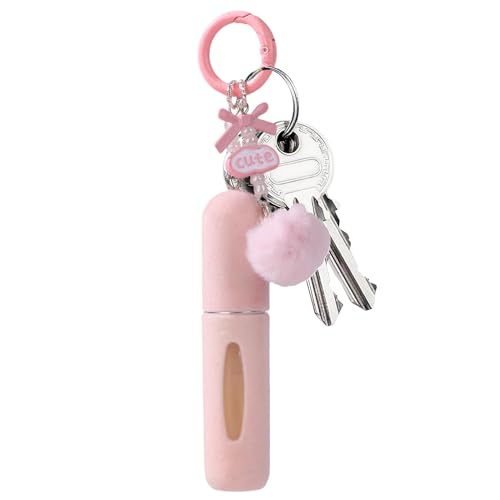 Botella de perfume recargable, llavero de 5 ml, botella de...