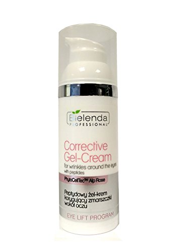 Bielenda Corrective Gel - Cream for Wrinkles Around the Eyes with Peptides PhytoCellTec ™ & Alp Rose |Peptydowy Zel Krem Korygujacy Zmarszczki 50ml SET with STAPIZ Hair Shampoo 15ml or Mask 10ml - Image 3