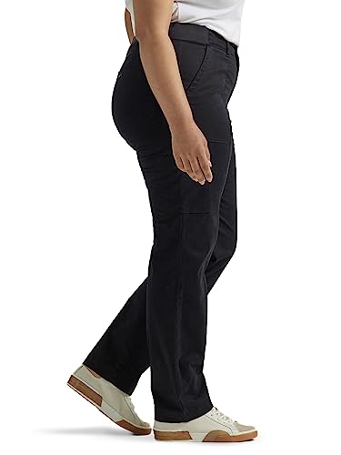 Lee Women's Plus Size Ultra Lux Comfort with Flex-to-go Utility Pant2
