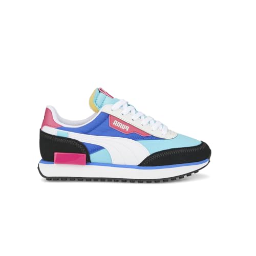 PUMA Unisex-Child Shoes unisexchild Future Rider Sneaker, Whitepuma Silverglowing Pink, 7 Big Kid US2