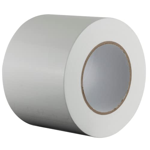 GTSE - Ruban adhésif toilé - Duct tape Gaffer Blanc - 100 mm x 50 m - 1 rouleau - résistant,imperméable - pour réparer,fixer,assembler,renforcer,étanchéifier