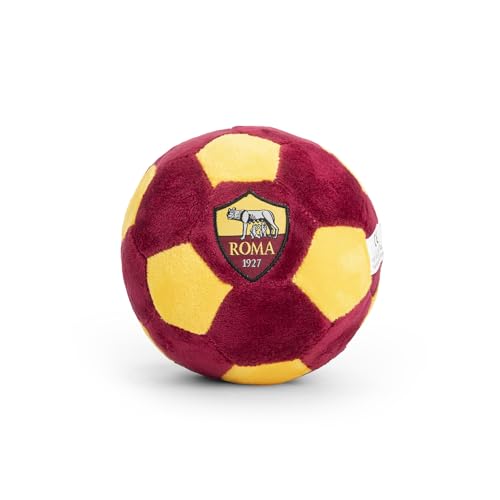 Prodotto Ufficiale AS Roma CHAPS Merchandising GmbH AS Roma Palla Peluche con Toppa in Tessuto