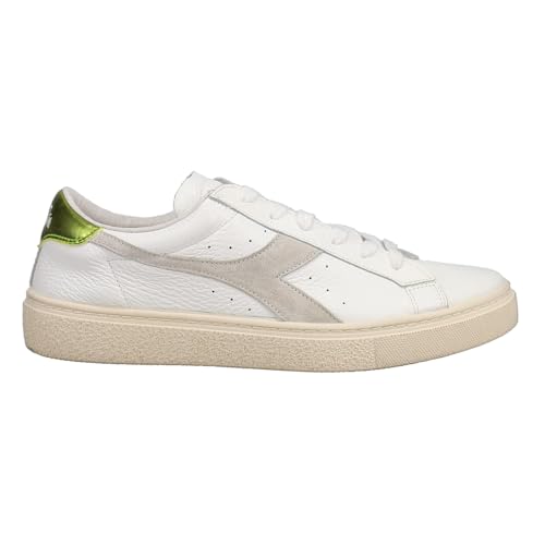 Diadora Womens Montecarlo H Pieno Fiore Wax Lace Up Sneakers Shoes Casual - White