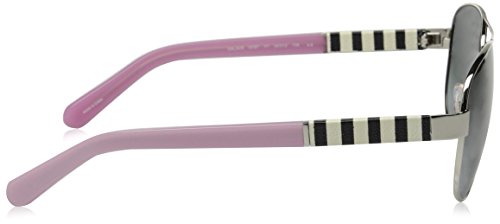 Kate Spade New York Women's Dalia Aviator Sunglasses, Silver & Gray Gradient, 58 mm3