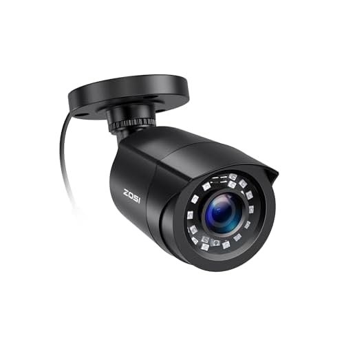 ZOSI 2.0MP 1080p 1920TVL Outdoor Indoor Security Camera,Hybrid 4-in-1 TVI/CVI/AHD/CVBS CCTV Camera,80ft IR Night Vision Weatherproof For 960H,720P,1080P,5MP,4K analog Home Surveillance DVR S