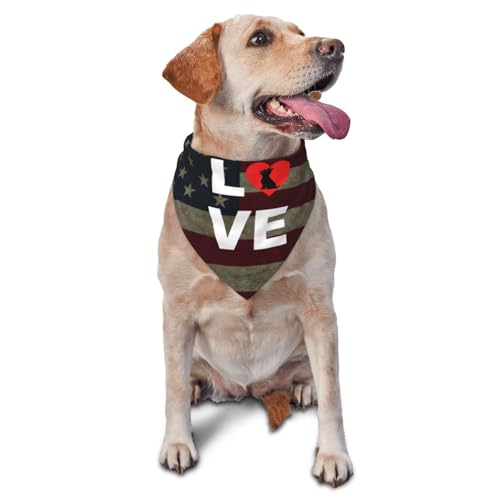 Cairn Terrier Love Dog Scarf Pet Bandana Cat Pet Bibs