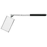 General Tools 560 Telescoping Glass Inspection Mirror, 3-1/2 Inch by 2 Inch Oblong Mirror