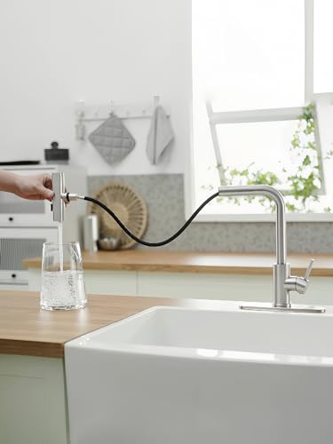 image for JOOM Kitchen Faucets with Pull Down Sprayer,Waterfall Kitchen Sink Fau