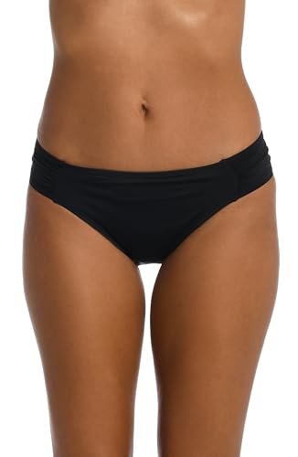 Maillot de bain hipster noir drapé taille 16 pour sublimer et affiner les hanches