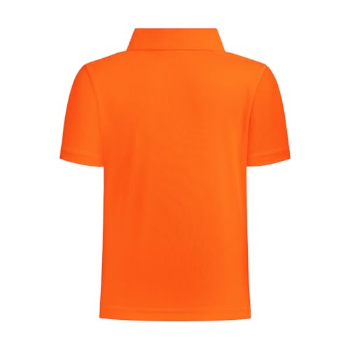 Dreammonkey Toddler to Youth Boys' Performance Polo Kids Collared Golf Shirt School Uniform2