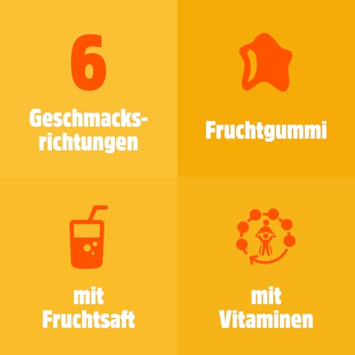 nimm2 Lachgummi Minis – 1 x 258 g (20 Mini Packs) – Fruchtgummi mit Fruchtsaft und Vitaminen – Einzeln verpacke Süßigkeiten-Tütchen 4