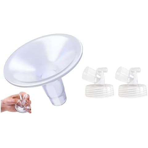 Idaho Jones Ultimate Pumping Combo: Cushy Silicone Flanges - Pack of 2, 21mm + Idaho Jones Spectra Base Connectors - Optimal Comfort and Seamless Adaptability Cover