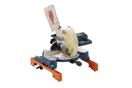 Folding Miter Saw Stand with Wheels Portamate PM-7500. Portable Power Tool Stand with Wheels, LED Light, Quick Tool Mounts and 4 Outlet 110V Power Strip.