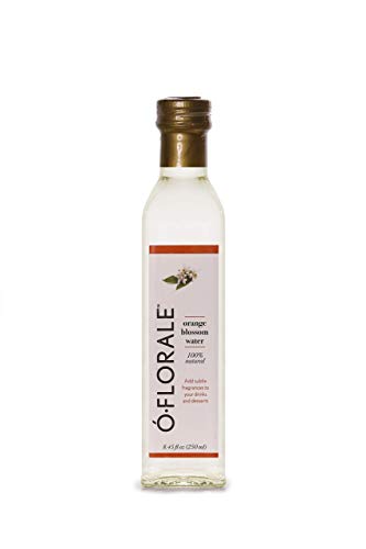 OFLORALE Orange Blossom Water, 8.45 fl oz, Food Grade, 100% Pure & Natural, No Sugar, Zero Calories, for Cooking, Baking and Cocktails