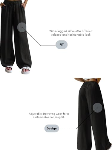 Image of GRECIILOOKS High Waist Trousers for Women - Flared Korean Style Formal Pants | Elegant Workwear for Office, College & Events (Available in Plus Size)