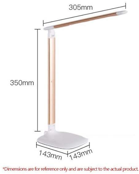 Lampe de bureau LED or alimentation USB pour lecture et apprentissage - 3