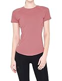 [XEXYMIX] ヨガウェア トップス 半袖 Tシャツ レディース XT4108E アイスフェザー スリム M メロウ・ローズ
