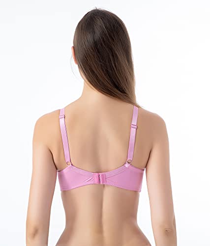 Image of Viola's Secret 6 Pack of Color Print T-Shirt Bras B Cup C Cup and D Cup