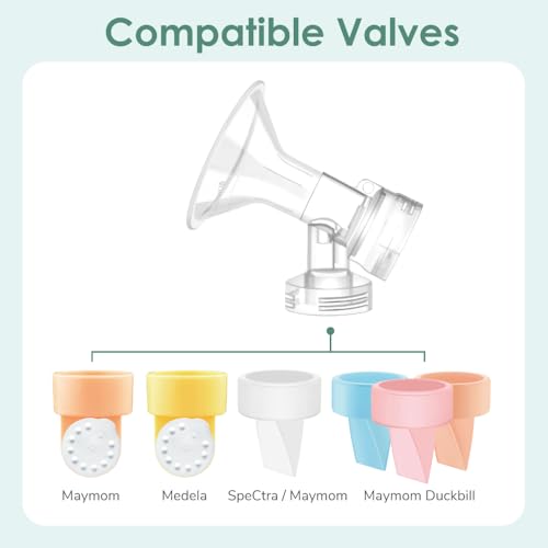 image for Maymom MyFit Narrow Neck Base Connectors; Compatible with Medela Perso