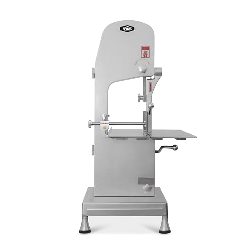 B-310S 2400W 3.3HP [ ETL & NSF Certified ] Countertop Electric Bone Band Saw – Commercial Meat Cutter, 7.9