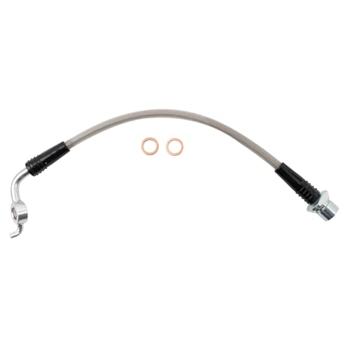 Image of TRQ Performance Front and Rear Brake Hose Set Compatible with 06-19 Toyota RAV4