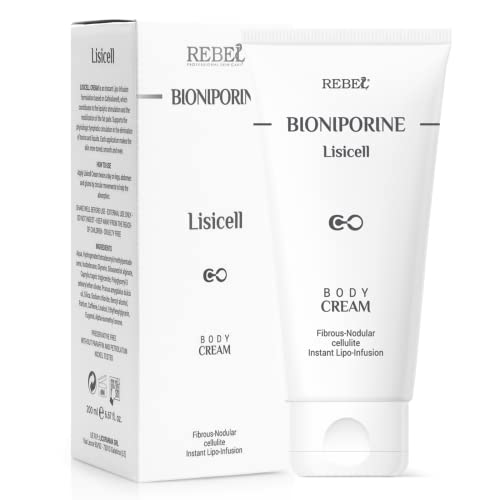 Lisicell Anti-Cellulite Cream Specifically for the Treatment of Fibrous and Sclerotic Cellulite. Acts on the Adipose Bearings. Improves Microcirculation