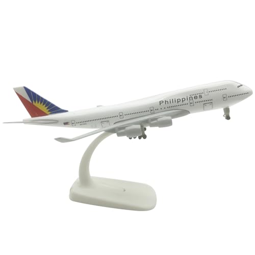 Modèle d'avion Philippine Airlines B747 en alliage 1:350 miniature d'exposition aéronautique
