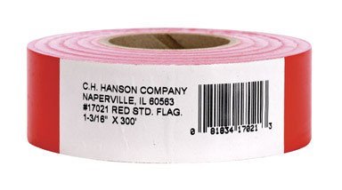 TAPE FLAGGING RED 300' (Pkg of 11)