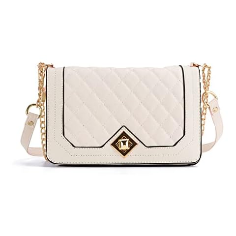 LUI SUI Leather Quilted Crossbody Bag Cover