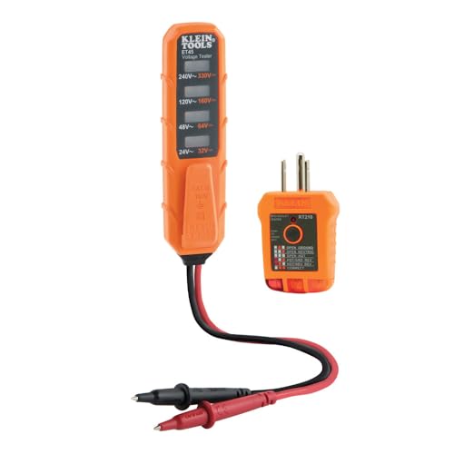 Klein Tools ET45VP Electrical Test Kit with Outlet and Voltage Testers