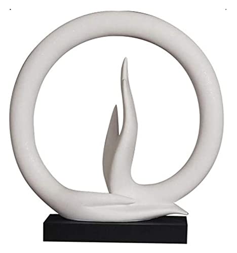 WQQLQX Statue Zen skulptur Bergamot Statue Wohnzimmer Harz Desktop...