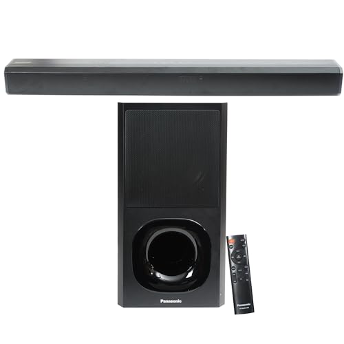 Image of Panasonic 160W 2.1Ch with 3D Surround Soundbar Speaker System, Bluetooth, USB, RCA, AUX Inputs Remote Control (SC-HTS160GWK,Black)