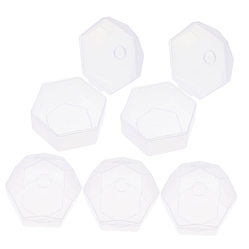 YARNOW 2sets 5pcs Pacifier Storage Box Dustproof Holder for Pacifiers Smooth Edge Design for Moms Convenient and Portable 5pcs*2