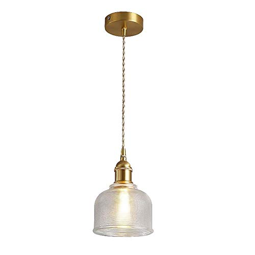 Lampe suspendue en verre réglable pour corriger l'éclairage d'un plafond bas