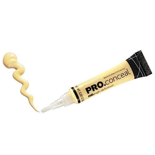 Image of L.A GIRL Pro Conceal HD. High Definition Concealer Natural Cream - Light Yellow, 0.25 oz GC995 - 6 Pieces Natural Finish