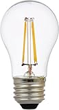 Sylvania Filament LED Light Bulb, 40W Equivalent, A15 E26, Clear Glass Vintage Edison Style, Soft White 2700K, Dimmable