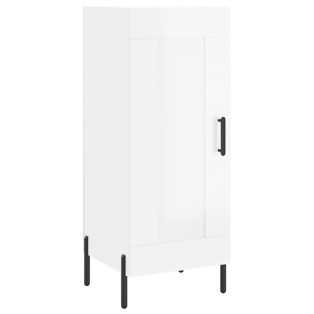 Armario estrecho blanco brillante para organizar pasillos y dormitorios modernos