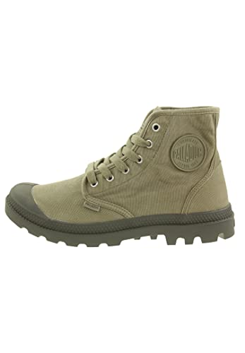 Image of Palladium Pampa Hi Men's Outdoor Boots | Hiking, Trekking & Riding Ankle Boots | Stonewashed Canvas, All-Season, Quick-Dry