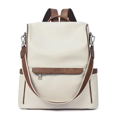 Image of CLUCI Womens Backpack Purse PU Leather Anti-theft Large Fashion Designer Travel Bag Ladies Shoulder Bags | Purse, Fashion, Ladies, Shoulder Bags, Purse, Ladies