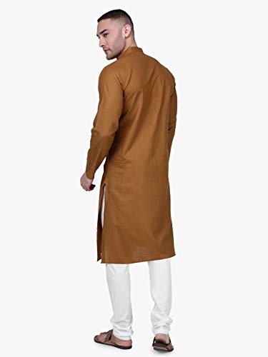 Image of Rajubhai Hargovindas Men's Premium Cotton Solid Kurta