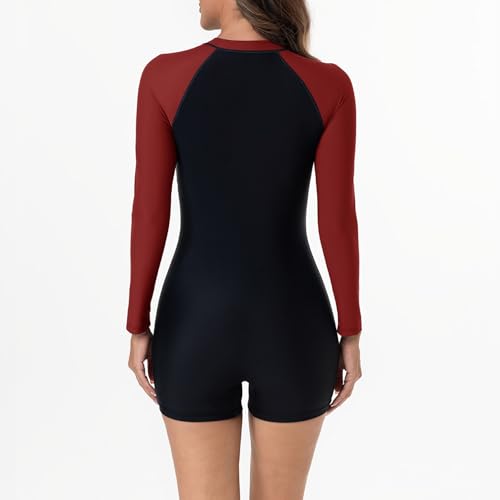 Traje de baño con protección solar para playa y surf de primavera 4