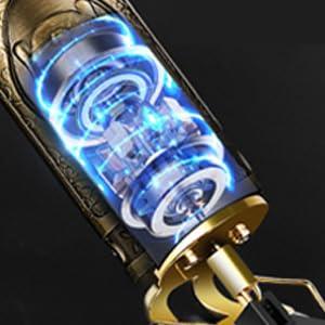 GLAKER Hair Clippers for Men - Cordless 3 in 1 Versatile Hair Trimmer with Extra Long Guards, Detachable Blade & Storage Bag, Complete Mens Grooming Kits, Ideal Gifts for Men (GOLD DREGUN)