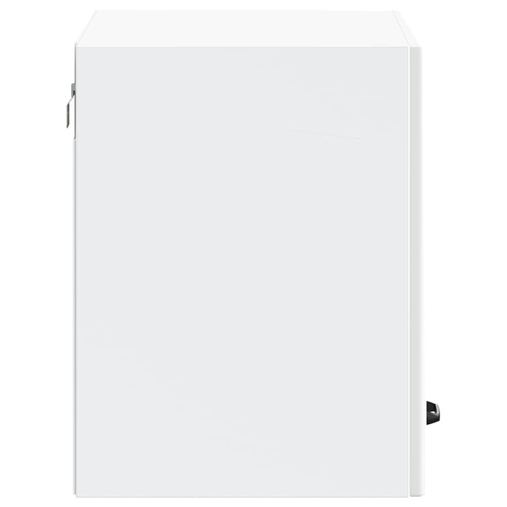 vidaXL Armoire Murale de Cuisine Lucca Blanc Bois d'ingénierie, Meuble Mural de Cuisine, Armoire pour Mur de Cuisine, Armoire Murale avec Portes
