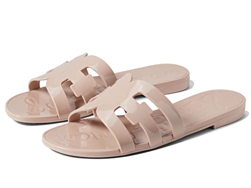 Image of Sam Edelman Bay Jelly Sandal Rose Dust 9 Medium