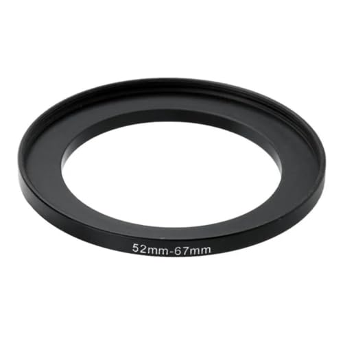 Adaptador de lente con 10 anillos de metal 52-72mm para usar filtros grandes en objetivos. 4