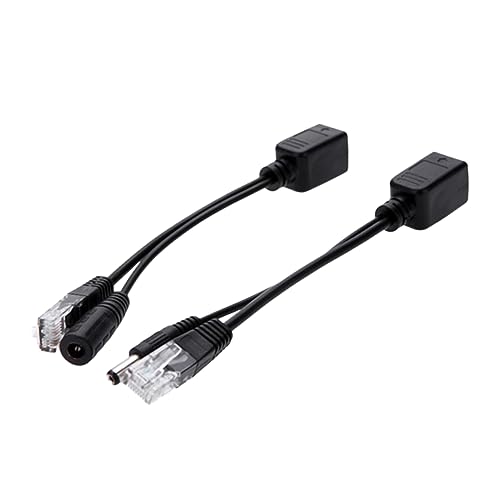 DOITOOL Cable Divisor Poe 2pcs Adaptador Negro para Routers WLAN y Monitoreo de Seguridad miniatura 1