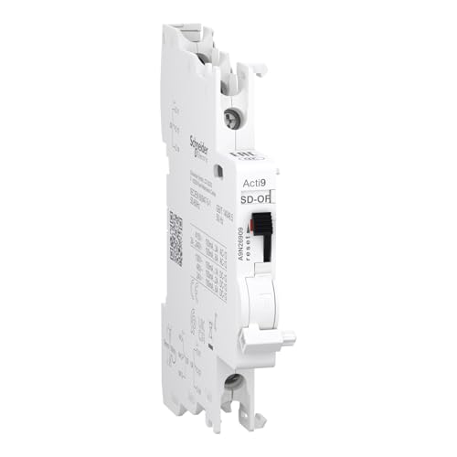 Contact auxiliaire OF/SD+OF Acti9 Schneider signalisation panne 100mA 6A