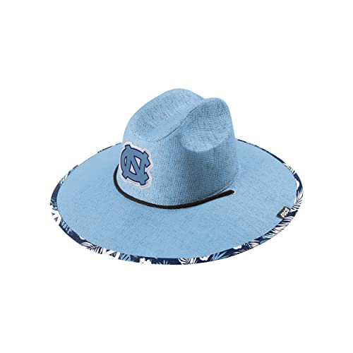 Image of FOCO North Carolina Tar Heels NCAA Team Color Straw Hat
