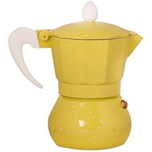 3D CREATIONS Alluminium Italian Style Stovetop Coffee Maker