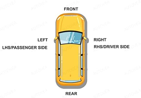 Rear View Mirror Glass (Right/Driver Side) Compatible with Chevrolet Aveo